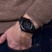 Shop Authentic Armani Exchange Drexler Chronograph Black Dial Black Steel Strap Watch For Men - AX2601 - Luxxuri