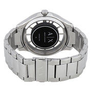 Shop Authentic Armani Exchange Hampton Chronograph Skeleton Black Dial Silver Steel Strap Watch For Men - AX2199 - Luxxuri
