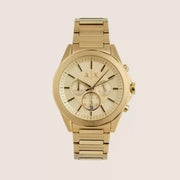  Shop Authentic Armani Exchange Drexler Chronograph Gold Dial Gold Steel Strap Watch For Men - AX2602 - Luxxuri