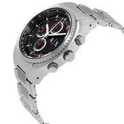  Shop Authentic Armani Exchange The Driver Chronograph Black Dial Silver Steel Strap Watch For Men - AX1612 - Luxxuri