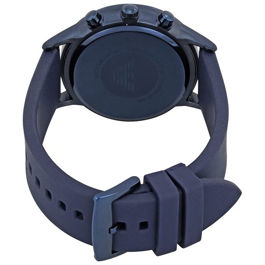  Shop Authentic Armani Exchange Outerbanks Chronograph Blue Dial Blue Silicone Strap Watch For Men - AX7128 - Luxxuri
