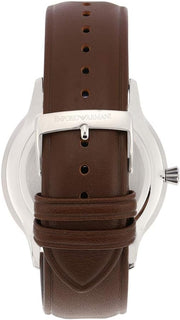  Shop Authentic Emporio Armani Giovanni Quartz White Dial Brown Leather Strap Watch For Men - AR11211 - Luxxuri