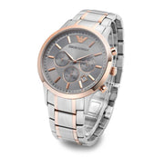  Shop Authentic Emporio Armani Renato Gray Dial Gray Steel Strap Watch For Men - AR11077 - Luxxuri