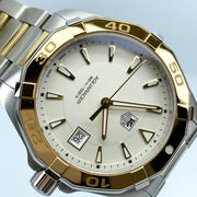  Shop Authentic Tag Heuer Aquaracer Automatic White Dial Two Tone Steel Strap Watch for Men - WAY2151.BD0912 - Luxxuri