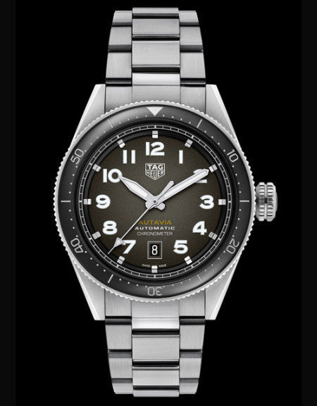  Shop Authentic Tag Heuer Autavia Grey Dial Watch for Men - WBE5114.EB0173 - Luxxuri