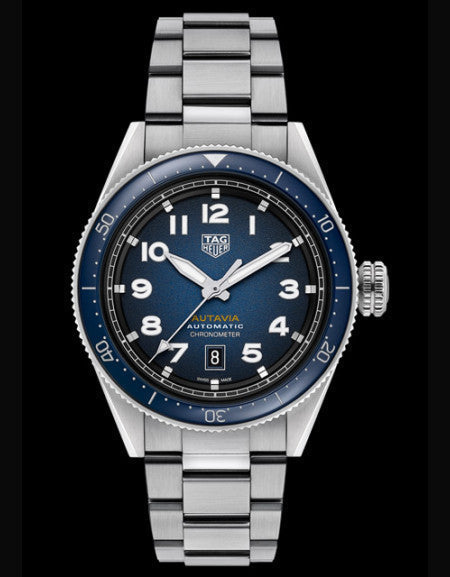  Shop Authentic Tag Heuer Autavia Blue Dial Watch for Men - WBE5116.EB0173 - Luxxuri