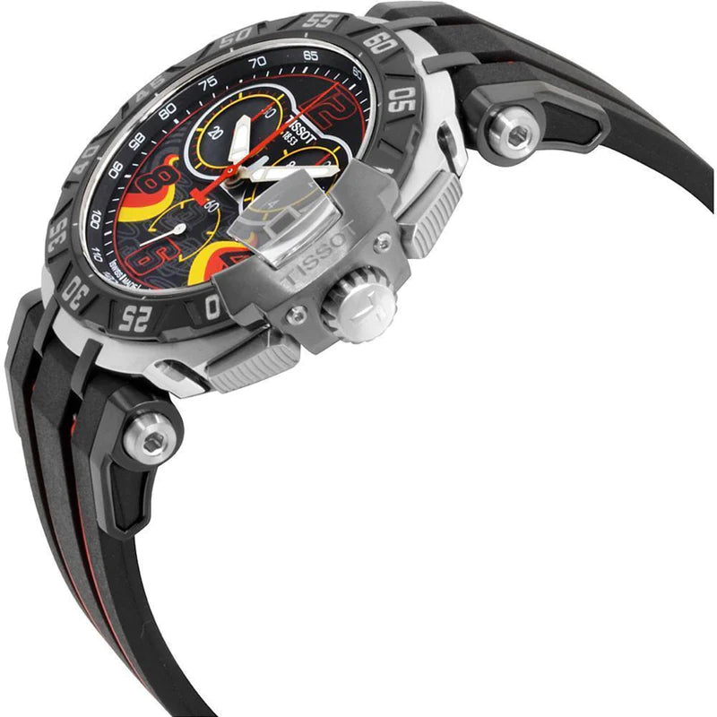  Shop Authentic Tissot T Race Chronograph Stefan Bradl Special Edition Black Dial Black Rubber Strap Watch for Men - T092.417.27.057.02 - Luxxuri