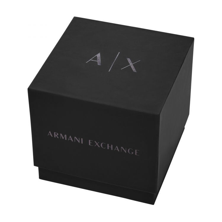 Shop Authentic Armani Exchange Banks Chronograph Black Dial Silver Steel Strap Watch For Men - AX1720 - Luxxuri
