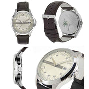  Shop Authentic Armani Exchange Whitman Silver Dial Brown Leather Strap Watch For Men - AX2100 - Luxxuri