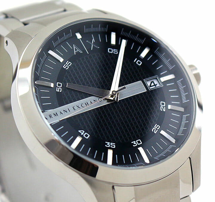  Shop Authentic Armani Exchange Hampton Chronograph Black Dial Silver Steel Strap Watch For Men - AX2103 - Luxxuri