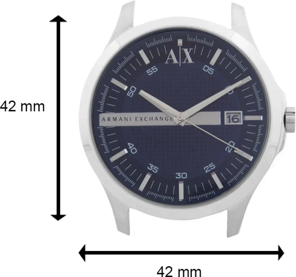  Shop Authentic Armani Exchange Hampton Chronograph Blue Dial Silver Steel Strap Watch For Men - AX2132 - Luxxuri