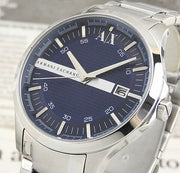  Shop Authentic Armani Exchange Hampton Chronograph Blue Dial Silver Steel Strap Watch For Men - AX2132 - Luxxuri