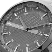  Shop Authentic Armani Exchange Hampton Chronograph Grey Dial Grey Steel Strap Watch For Men - AX2135 - Luxxuri
