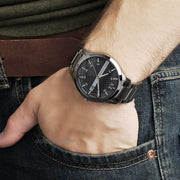  Shop Authentic Armani Exchange Hampton Chronograph Grey Dial Grey Steel Strap Watch For Men - AX2135 - Luxxuri