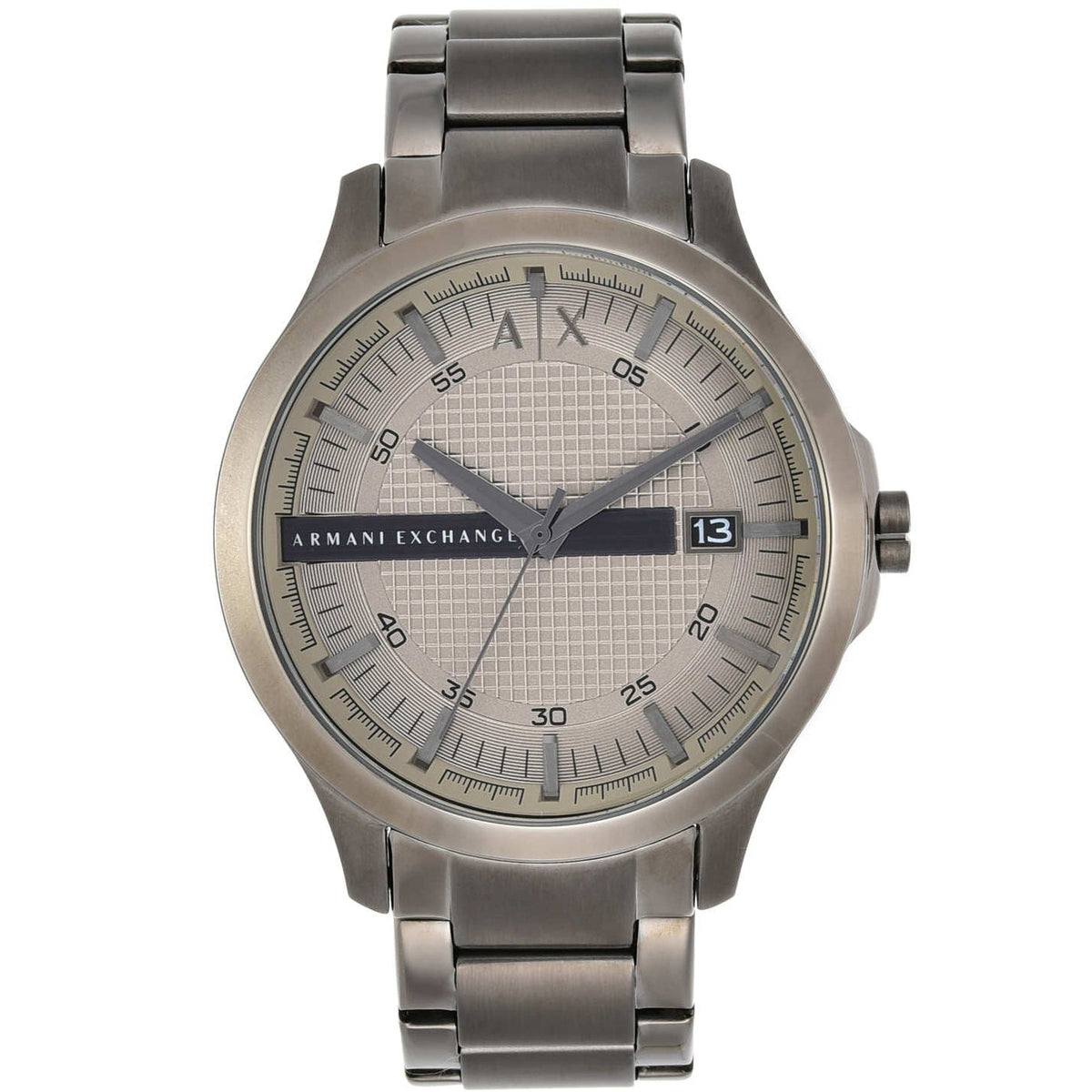  Shop Authentic Armani Exchange Hampton Chronograph Grey Dial Grey Steel Strap Watch For Men - AX2135 - Luxxuri