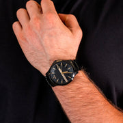  Shop Authentic Armani Exchange Hampton Chronograph Black Dial Black Steel Strap Watch For Men - AX2413 - Luxxuri