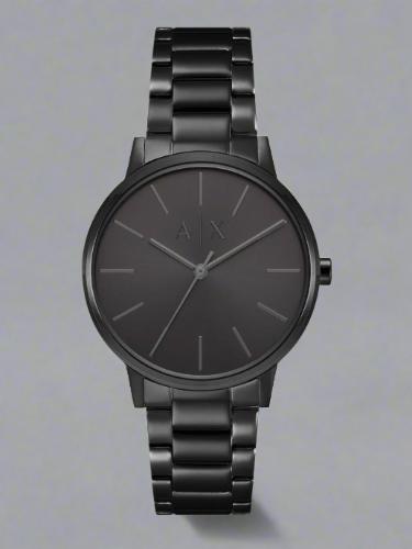  Shop Authentic Armani Exchange Cayde Analog Black Dial Black Steel Strap Watch For Men - AX2701 - Luxxuri