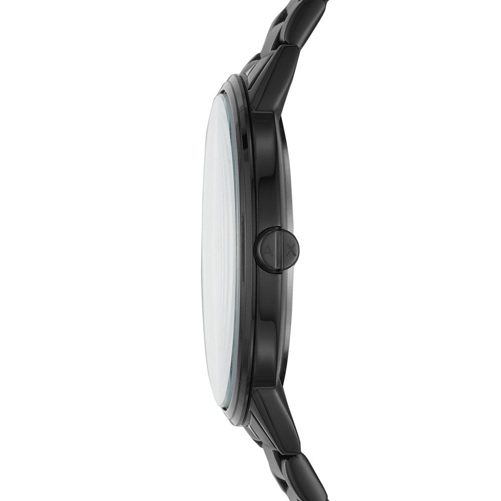  Shop Authentic Armani Exchange Cayde Analog Black Dial Black Steel Strap Watch For Men - AX2701 - Luxxuri