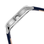  Shop Authentic Armani Exchange Cayde Chronograph Blue Dial Blue Leather Strap Watch for Men - AX2746 - Luxxuri