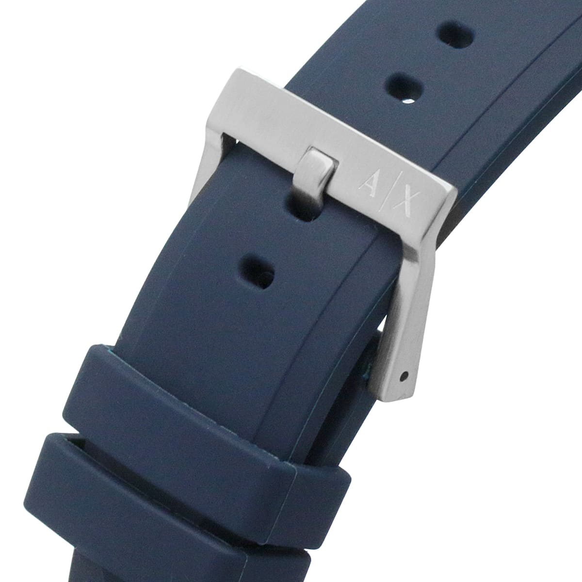  Shop Authentic Armani Exchange Outerbanks Chronograph Blue Dial Blue Silicone Strap Watch For Men - AX7128 - Luxxuri