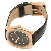  Shop Authentic Marc Jacobs Mandy Black Dial Black Leather Strap Watch for Women - MJ1565 - Luxxuri