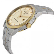  Shop Authentic Tissot Luxury Powermatic 80 Gold Dial Silver Steel Strap Watch For Men - T086.407.22.261.00 - Luxxuri