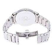  Shop Authentic Calvin Klein City Date Black Dial Silver Steel Strap Watch for Men - K2G2G143 - Luxxuri
