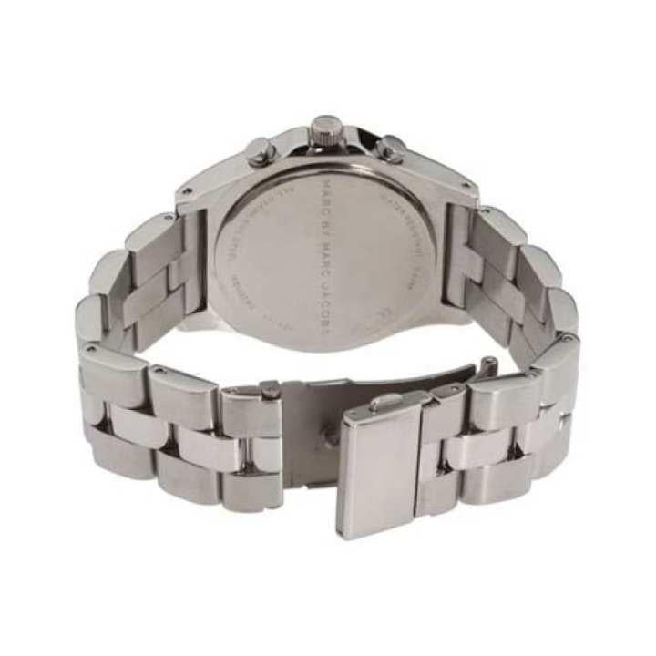  Shop Authentic Marc Jacobs Blade Chronograph White Dial Silver Steel Strap Watch for Women - MBM3080 - Luxxuri