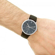  Shop Authentic Tommy Hilfiger Cooper Blue Dial Brown Leather Strap Watch for Men - 1791508 - Luxxuri