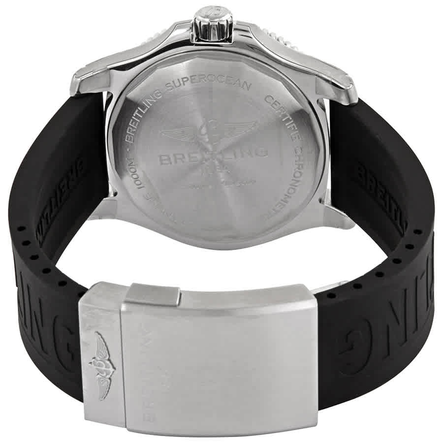  Shop Authentic Breitling Superocean II 44mm Black Dial Black Rubber Strap Watch for Men - A17367D71B1S2 - Luxxuri