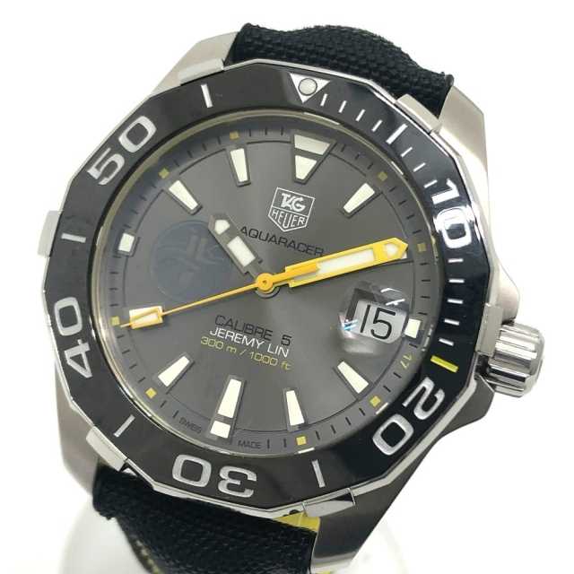  Shop Authentic Tag Heuer Aquaracer Jeremy Lin Special Edition Grey Dial Black Nylon Strap Watch for Men - WAY211F.FC6362 - Luxxuri