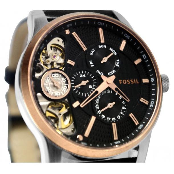  Shop Authentic Fossil Twist Multi-Function Chronograph Black Dial Black Leather Strap Watch for Men - ME1099 - Luxxuri