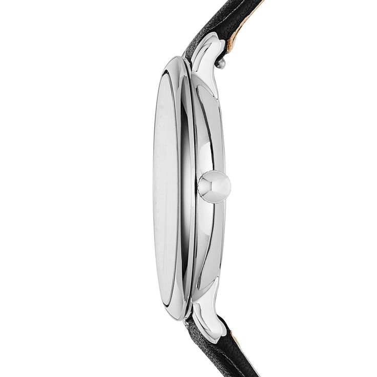  Shop Authentic Fossil Jacqueline Quartz White Dial Black Leather Strap Watch for Women - ES3972 - Luxxuri