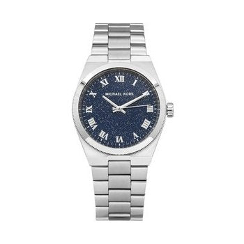  Shop Authentic Michael Kors Channing Midnight Blue Dial Silver Steel Strap Watch for Women - MK6113 - Luxxuri