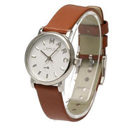 Shop Authentic Marc Jacobs Baker White Dial Brown Leather Strap Watch for Women - MBM1270 - Luxxuri