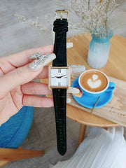  Shop Authentic Michael Kors Lake Quartz White Dial Black Leather Strap Watch For Women - MK2762 - Luxxuri