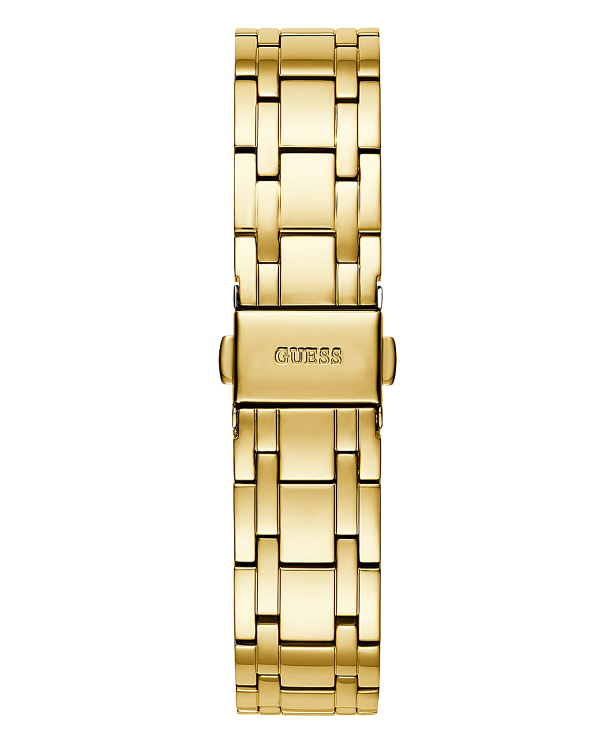  Shop Authentic Guess Cosmo Diamonds Gold Dial Gold Steel Strap Watch For Women - GW0033L2 - Luxxuri