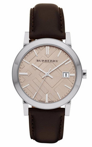  Shop Authentic Burberry Heritage Beige Dial Brown Leather Strap Watch for Men - BU1777 - Luxxuri