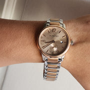  Shop Authentic Burberry The Classic Rose Gold Dial Two Tone Steel Strap Watch for Women - BU10117 - Luxxuri