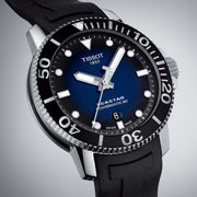  Shop Authentic Tissot Seastar 1000 Powermatic 80 Blue Dial Black Rubber Strap Watch For Men - T120.407.17.041.00 - Luxxuri