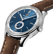  Shop Authentic Breitling Premier Automatic 40mm Blue Dial Brown Leather Strap Mens Watch - A37340351C1X2 - Luxxuri