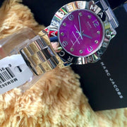  Shop Authentic Marc Jacobs Amy Pink Dial Silver Steel Strap Watch for Women - MBM8623 - Luxxuri