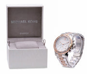  Shop Authentic Michael Kors Everest Chronograph Silver Dial Two Tone Steel Strap Watch For Women - MK6975 - Luxxuri