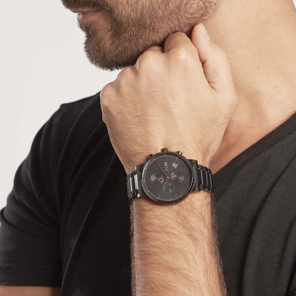  Shop Authentic Hugo Boss Integrity Black Dial Black Steel Strap Watch for Men - 1513780 - Luxxuri