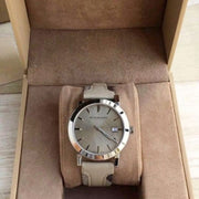  Shop Authentic Burberry The City Beige Dial Tan Leather Strap Watch for Women - BU9021 - Luxxuri