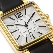  Shop Authentic Marc Jacobs Vic Silver Dial Black Leather Strap Watch for Women - MJ1437 - Luxxuri