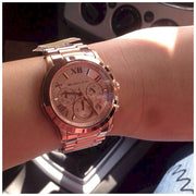  Shop Authentic Michael Kors Cooper Rose Gold Rose Gold Steel Strap Watch for Women - MK6275 - Luxxuri