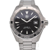  Shop Authentic Tag Heuer Aquaracer Automatic Black Dial Silver Steel Strap Watch for Men - WAY2110.BA0928 - Luxxuri