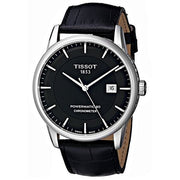  Shop Authentic Tissot T Classic Luxury Powermatic 80 Black Dial Black Leather Strap Watch For Men - T086.408.16.051.00 - Luxxuri