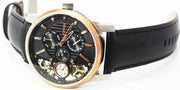  Shop Authentic Fossil Twist Multi-Function Chronograph Black Dial Black Leather Strap Watch for Men - ME1099 - Luxxuri